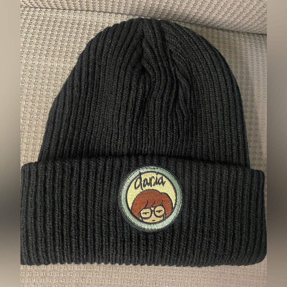 Black Daria beanie MTV dollskill collab